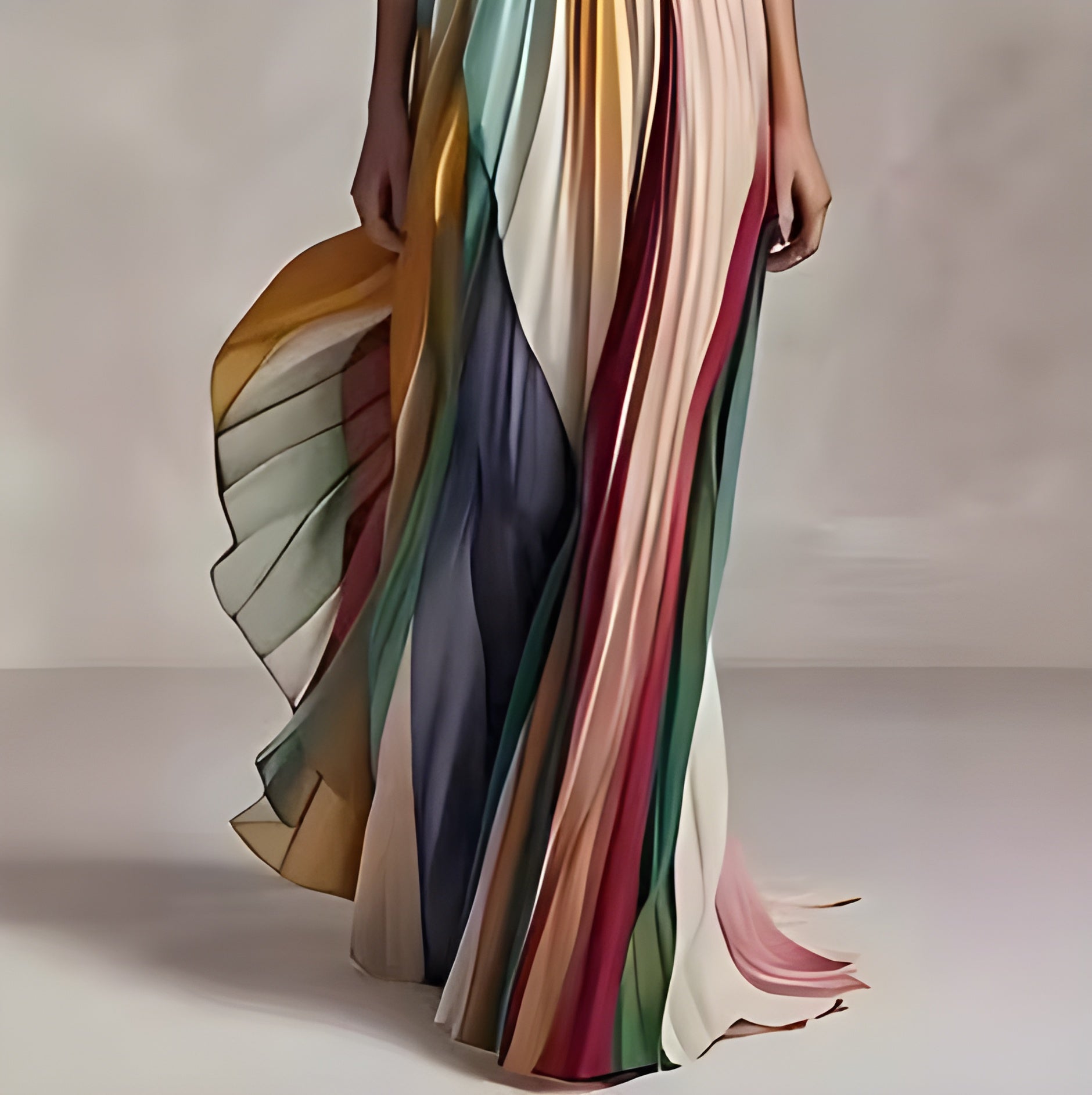 AURÉLIA™ Spectrum Flow Maxi Dress